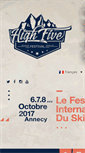 Mobile Screenshot of highfive-festival.com